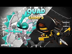 Nothing Gets Past Our Bows! | Easy Quad CHIMPS Black Border Guide (BTD6)