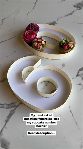 59K views · 1.1K reactions | Want to create your own number cupcake...