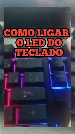 How to turn on the RGB LED on a gaming keyboard