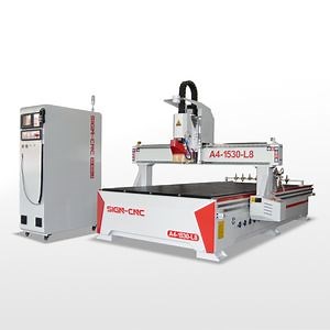 [Hot Item] Sign A4-1530-L8 Atc CNC Router Machine/Woodworking Machinery for Wood/Acrylic/ABS/PC/PP/Plastic/Bakelite Cutting and Engraving