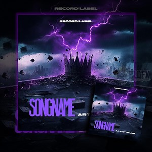 CANVA CD Cover/mixtape Cover Template | King Me - Etsy