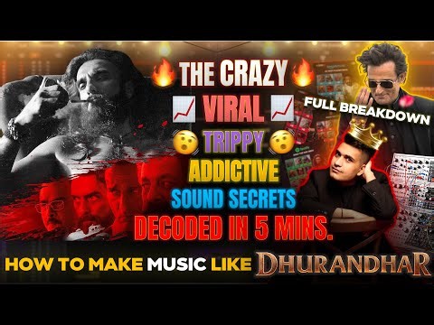 HOW THE MUSIC OF DHURANDHAR WAS MADE By Shashwat Sachdev IN JUST 5 MINUTES|FA9LA| Logic Pro Tutorial