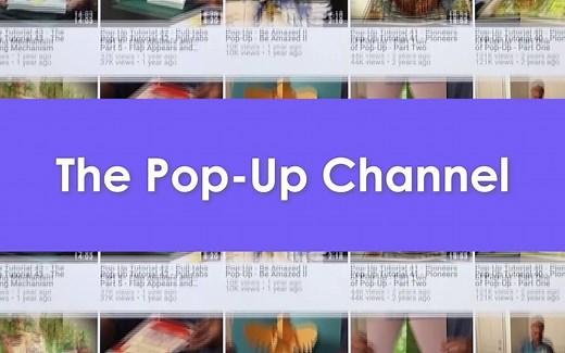 【Duncan的立体书教程合辑】The Pop-Up Channel | 立体书中的弹跳机关是如何实现的（系列教程更新至84集）