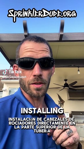 How to install a sprinkler head. #SprinklerDude | Sprinkler System