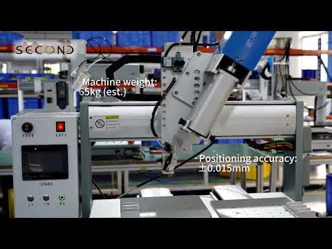 Automated desktop glue dispensing machine robot SEC 540EDSY #dispensingmachine #adhesivedispensing