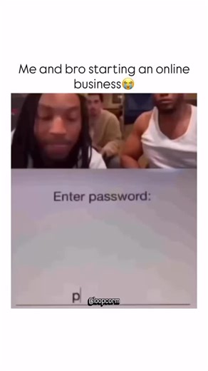 loopcorm on Instagram: "This video is a parody of tech frustration. A person tries to log in, first typing “password,” which is incorrect. They then mockingly type the error message, “incorrect,” which triggers a “Try again” message. They type “again” and receive the message “Please try again later.” Finally, in a burst of frustration, they type “again lat” (part of “again later”) as dramatic music swells. The humor comes from the escalating, absurd attempts to type the error messages as the pas