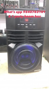 4.4K views · 61 reactions | What’s app 9884171788 2.1 party bloc box #geestar #geestaraudio #speaker #tweeter #speakers #audio #hometheatre #bookshelf #surroundspeakers #fullrangespeaker #amplifier #poweramplifier #preamplifier #5.1 #homecinema | Naveen Gulia | Facebook