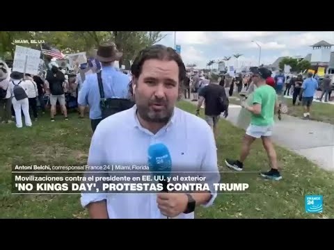 Informe desde Miami: manifestaciones anti Trump del movimiento 'No Kings' • FRANCE 24 Español