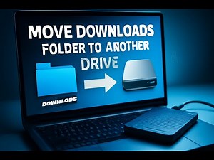 Make Downloads folder to Another Drive