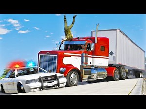 Hard Truck 6 - Drunk Trucker Chase | GTA 5 Action film