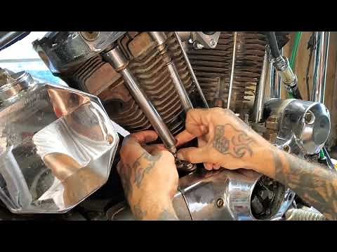 Valve adjustment on ironhead