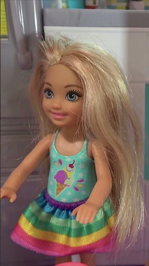 Barbie at Barbie's House Taking Care of Kids and Sleepover w Barbie Sisters #shorts