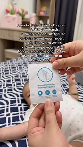 It’s important to always clean your baby’s tongue because: 🦷 1. Removes Milk Residue Milk (breastmilk or formula) can stay on your baby’s tongue and cause a white coating. Cleaning helps prevent buildup. 🦠 2. Prevents Oral Thrush Milk residue can create a moist environment where fungus (like thrush) can grow. Regular cleaning lowers the risk. 😌 3. Keeps Baby Comfortable A clean mouth helps your baby feel fresh and comfortable, especially before and after feeding. 👶 4. Builds Good Oral Hygien