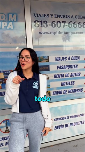 Rapid M Tampa on Instagram: "📍 Clientes de Tampa En Rapid Multiservice Tampa seguimos abiertos en horario regular para atenderte como siempre 🙌 ✈️ Envíos aéreos 🚢 Envíos marítimos 🎫 Venta de pasajes 📄 Trámites de pasaporte y más ¡Visítanos y haz todos tus trámites en un solo lugar! 💙 . 🌐 Entra ya a https://rapidmultiservice.com/ 📱Contáctanos: (813) 607 6666. 👇 📍 3531 W Waters Ave Tampa, Fl 33614. 📍 5537 Sheldon Road, Suite M, Tampa, FL 33615 #EnvíosACuba #Cuba #Miami #RapidMultiserv