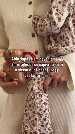 DIGITAL MAMA SPACE | Digital Marketing on Instagram: "Pentru că laptele nu apare din neant.😅 Și capra NU plecase „de drag”. Plecase pentru: – liniște – aer – supraviețuire psihică Exact ca noi 😅 Când ești mamă, înveți repede că: ❌ a avea „resurse” nu înseamnă că sunt infinite ❌ a fi prezentă non-stop nu te face mai bună ❌ sacrificiul continuu nu e dovadă de iubire Capra nu și-a abandonat iezii. S-a dus să-și reîncarce corpul, ca să poată da mai departe. Și poate că povestea asta n-a fost nicio