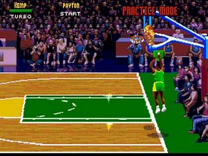 NBA Jam Sega Genesis On Fire