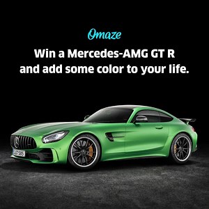 Feel the need for speed? You could drive home in a 2019 Mercedes-Benz AMG GT R Coupe. It's the top-of-the-line model of the Mercedes-AMG series and it could be yours! Enter to win now. | Omaze