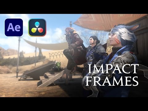 Impact Frames in After Effects & Davinci Resolve | Workshop