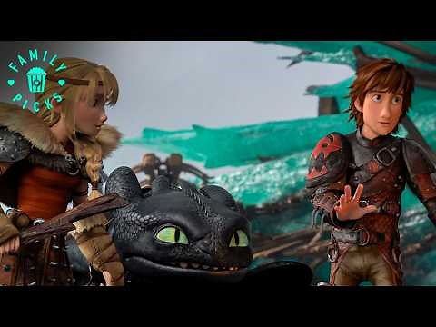 Hiccup and Friends Get Attacked by Dragon Trappers | How to Train Your Dragon 2