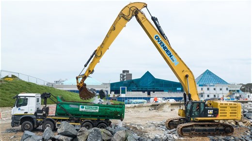 Heavy work along a challenging coastline