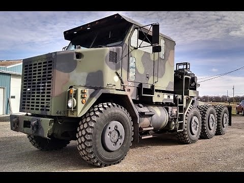 M1070 8x8 Oshkosh HET MILITARY TRACTOR TRUCK