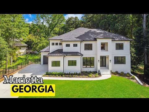 NEW 6-Bdrm, 6.2-Bath Gated Estate Tour | 2 Kitchens, In-Law Suite & Finished Bsmt | NW of Atlanta