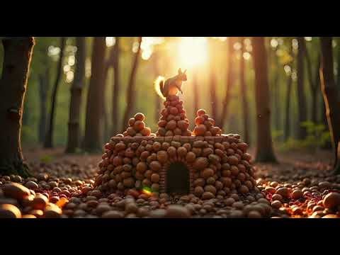Rescued Squirrel Builds Incredible Nut Fortress 🐿️ (You Won't Believe This!)