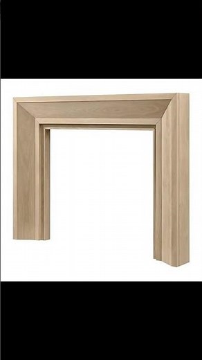 YouTube Short for Modern Ember Everly Wood Fireplace Mantel Surround Kit