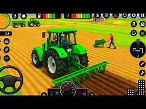 Real Tractor 3D Farming Simulator 🚜 | Modern Farm Tractor Driving Game 2025 | tractor game