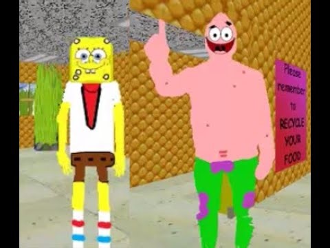 Spongebob Basics (V3) | Baldi's Basics V1.4.1 Mod