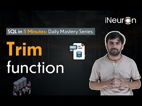 Trim function in SQL | SQL Tutorial