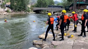 Training ✅ Our Park Ranger and District Wildlife Manager trainee class recently completed their swift water rescue training. Great work team! #RideAlongwithCPW | Colorado Parks and Wildlife