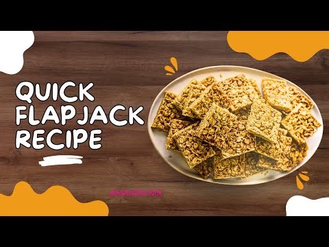QUICK & EASY FLAPJACK RECIPE | HOMEMADE OATY TREATS READY IN MINUTES!