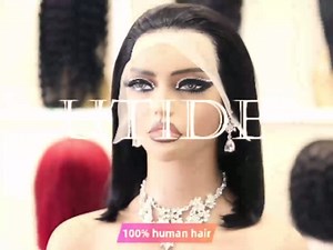 Bob Wig Human Hair 13X4 Lace Front Wigs Human hair 150% Density Short Straight Frontal Bob Wig HD Transparent Lace Frontal wigs Pre Plucked for Women Glueless Wigs With Baby Hair Natural black 10 Inch