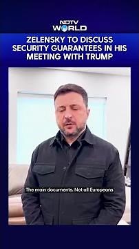 Ukraine War | Zelensky To Discuss Security Guarantees In His Meeting With Trump