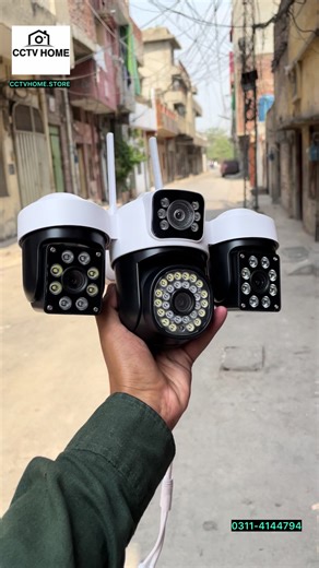 3Lens 4K Full HD PTZ WiFi Waterproof Camera