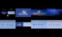Mix of 8 videos from youtube : all the pixar logo closing
