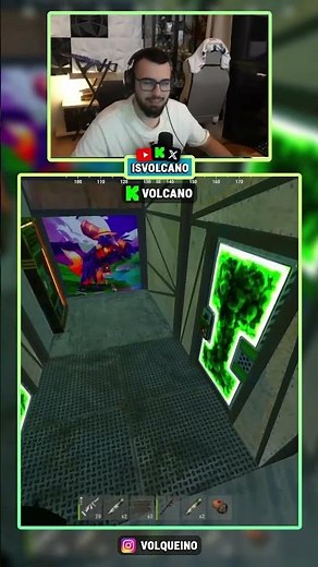 CUAL ES LA MEDIA DE EDAD DEL CHAT DE VOLCANO Y DEL POIO?!?!! - #rust #rustgame #pvp #shorts