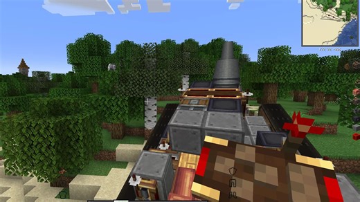 我的世界1.20.1 机械动力 瓦尔基里坦克车身、炮台；无剪辑自用跟做版;涉及MOD在简介