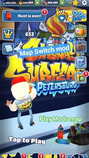 Subway Surfers Buenos Aires 2023 | Map Switch mod | Play Mods apk #subwaysurfers #2023