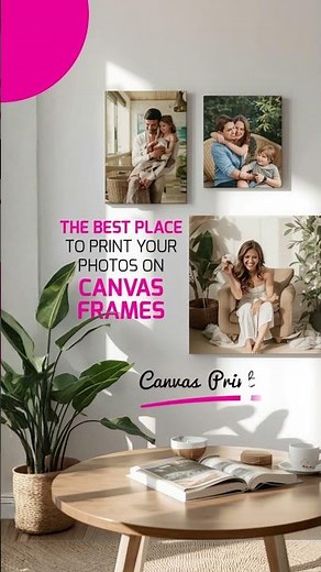 Perfect place to print your photos on canvas frames? 👀🖼️