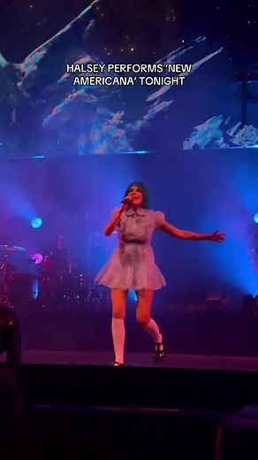 Halsey Performs 'New Americana' Live at Concert