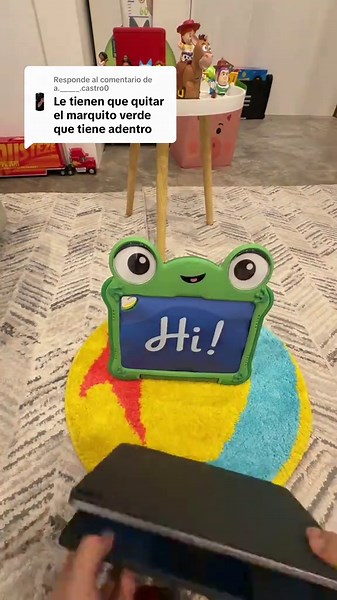 Respuesta a @a._____.castro0 amiga llegando a la casa lo voy a intentar otra vez , es mi esperanza quitar el marco o bien mi iPad está más grande 😭🥹 #iknewitiknewyou #toystory5 #lilypad #disney #toystory