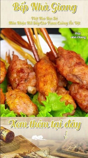 Cách Làm Thịt Heo Bọc Sả Chiên Giòn – Thơm Nức Mũi, Ăn Vào Là Ghiền | Bếp Nhà Giang