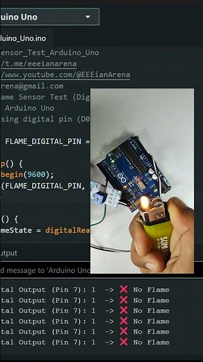 "How to Test Flame Sensor with Arduino "