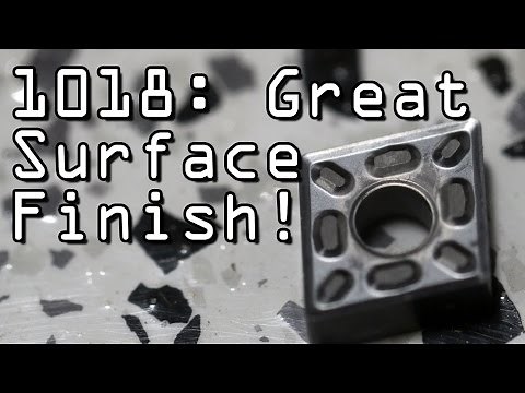 Testing Kennametal Lathe Insert to get GREAT Steel Surface Finish!