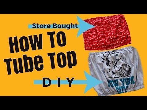 How To Make a Gathered Tube Top! DIY