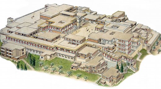 History and Reconstruction of the Palace of Knossos: The Stronghold of the Minoans