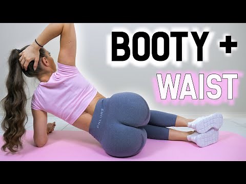 HOURGLASS FIGURE WORKOUT - Round Booty, Wider Hips & Small Waist | At Home