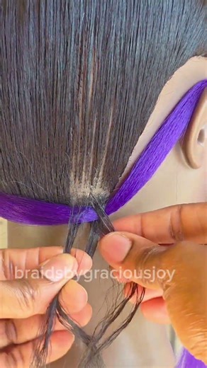 Easy Box braid tutorial #hairtutorial #hairstylist #boxbraids #hairinspo #braids